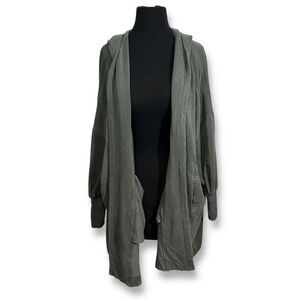 Athleta‎ Oversized Hooded Long Cardigan with Pockets Womens small